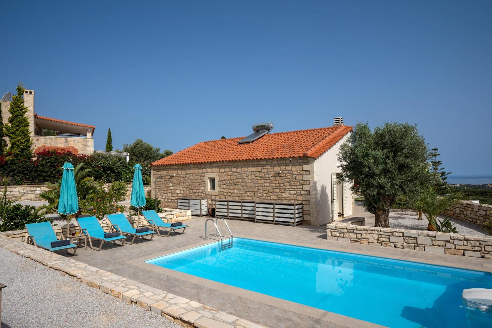 Villa Vasiliki Private Pool Erfoi Exteriör bild