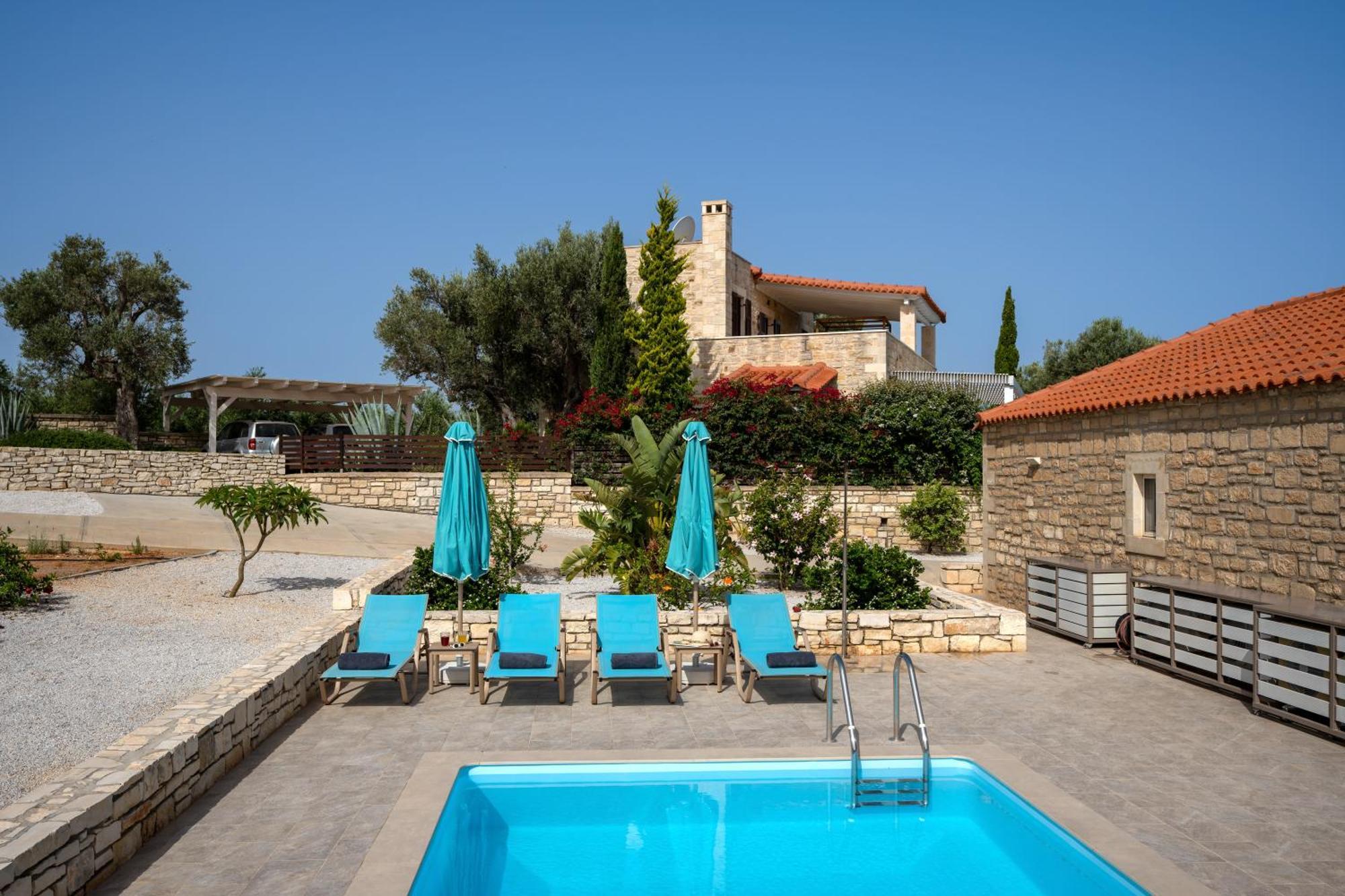 Villa Vasiliki Private Pool Erfoi Exteriör bild