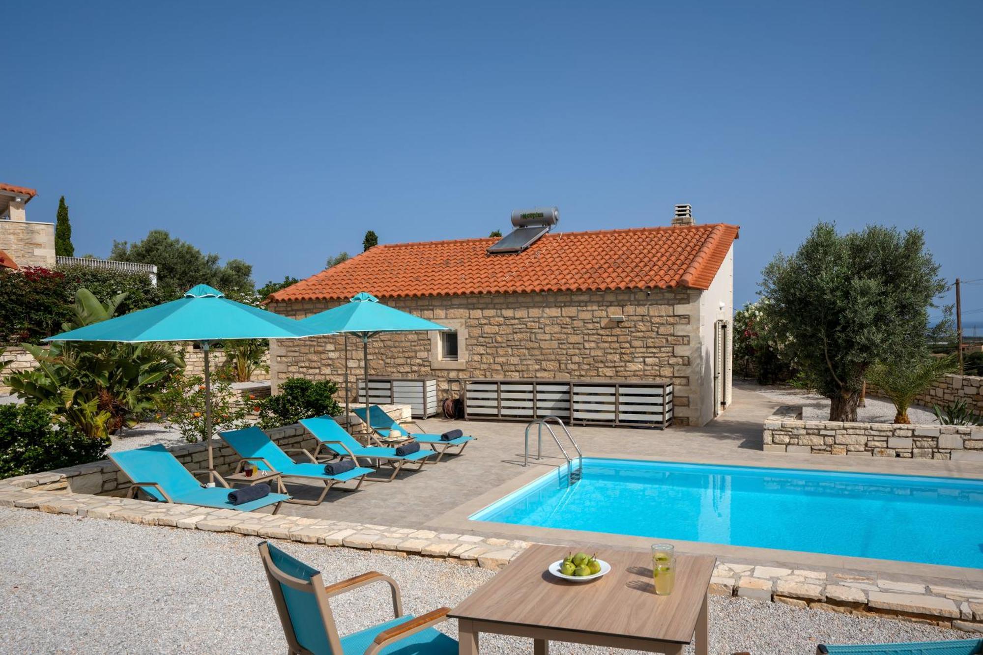 Villa Vasiliki Private Pool Erfoi Exteriör bild
