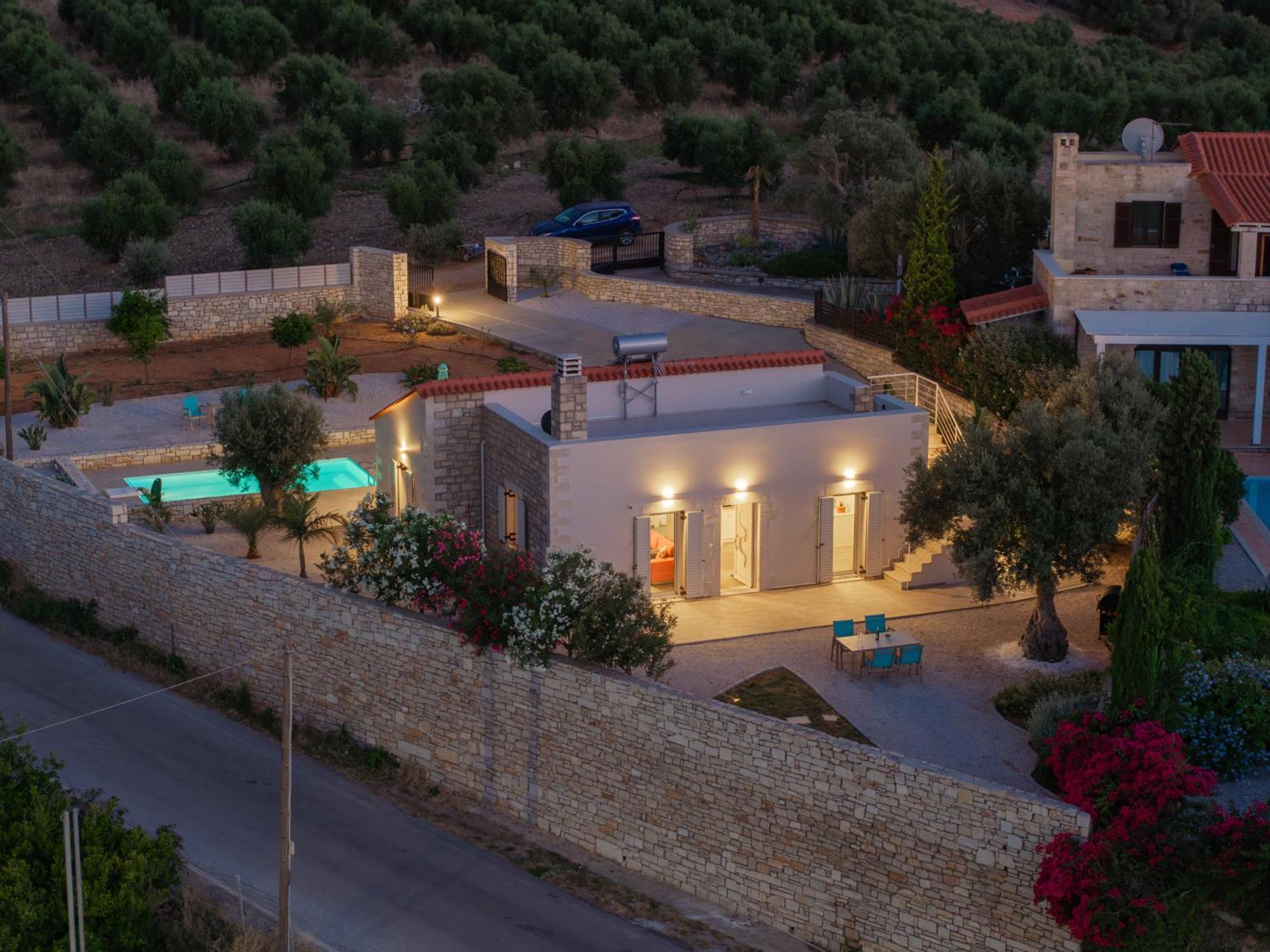 Villa Vasiliki Private Pool Erfoi Exteriör bild